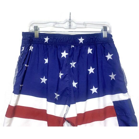 Bioworld Board Shorts Swim Suit Men's Large Stars and Stripes Patriotic - Picture 6 of 7